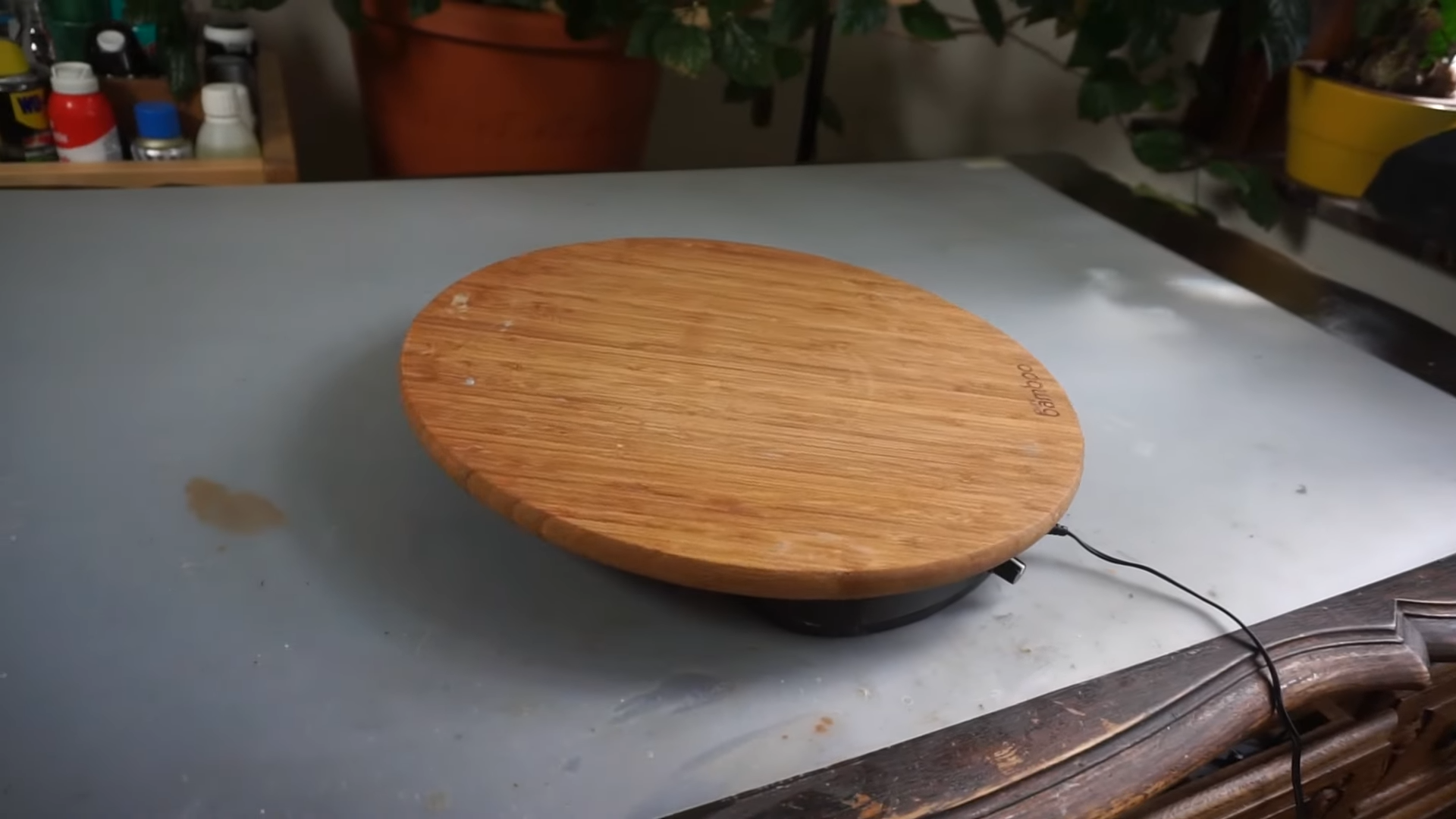Building A Rotating Display Plate From A Lazy Susan