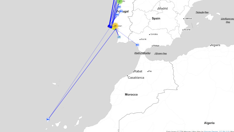 New LoRA Distance Report: 830 Miles!