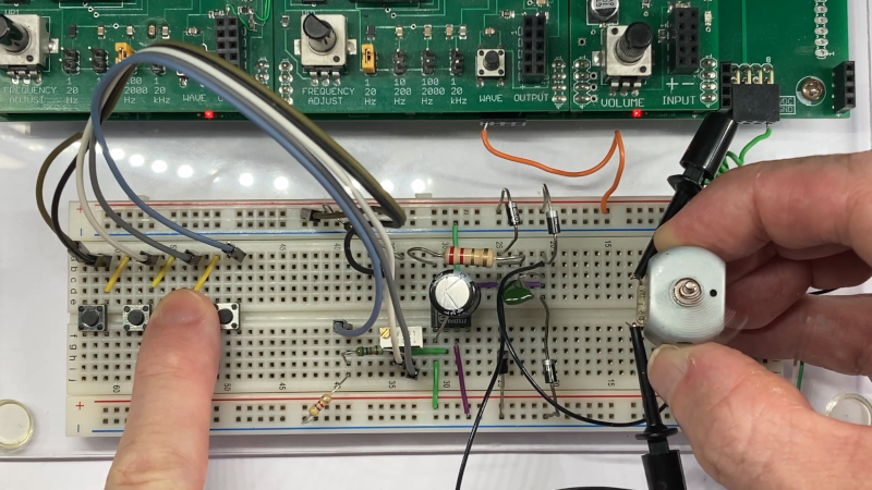 Driving A Motor With An Audio Amp Chip