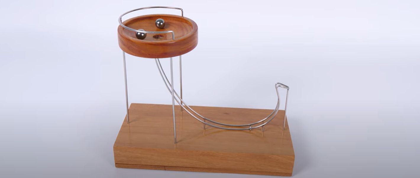 Simulating a Real Perpetual Motion Device