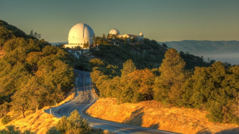 An observatory atop a hill