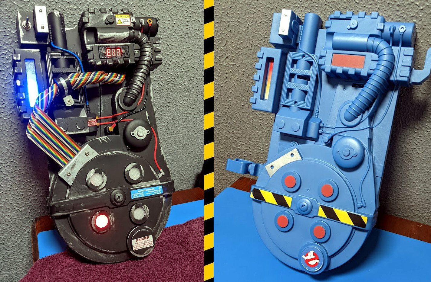 2023 Halloween Hackfest: Converted Proton Pack Lights Up The Night