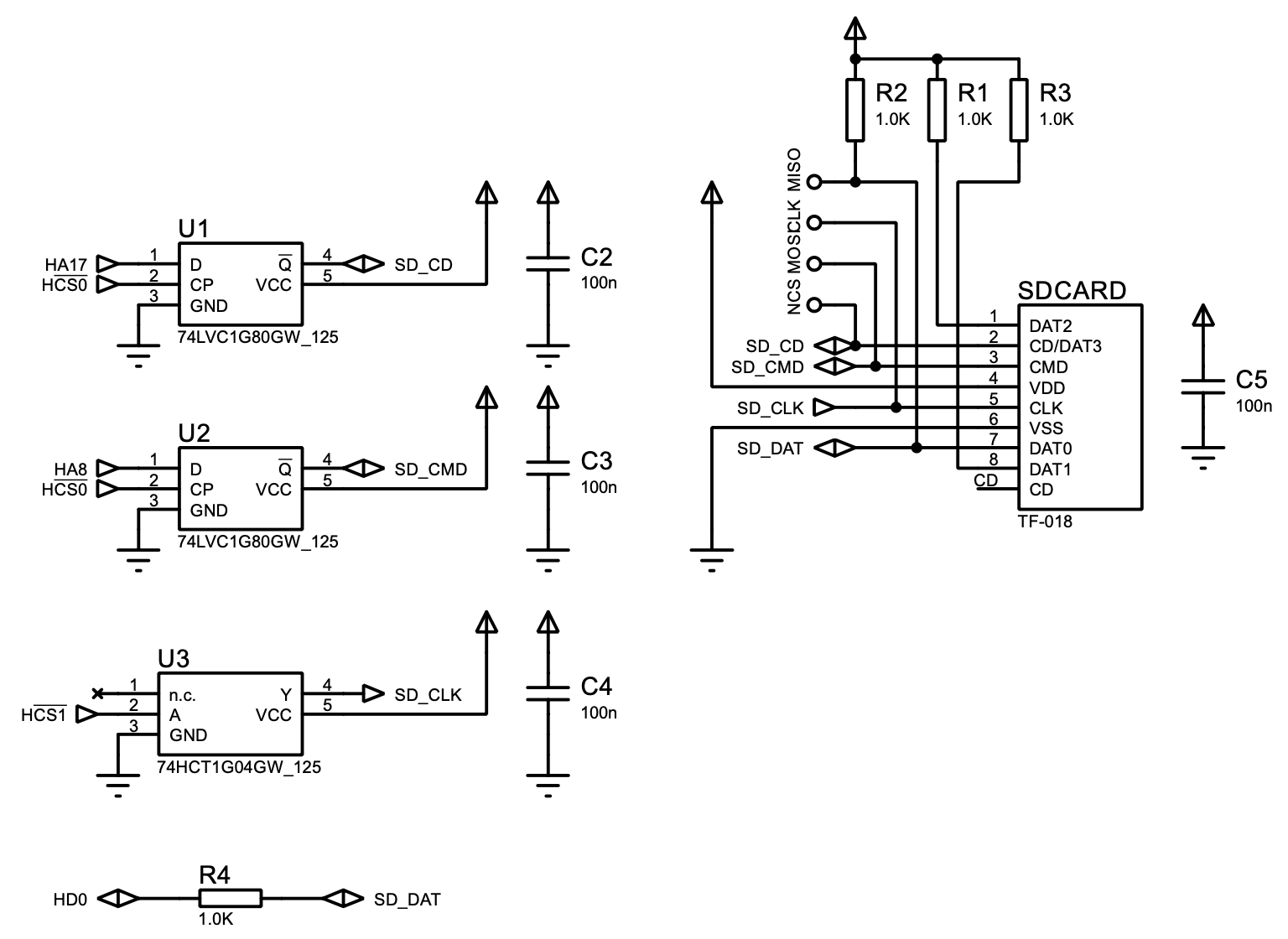 Wiring An SD Card To A Handspring PDA’s 68K Bus With Only Three SOT23s ...