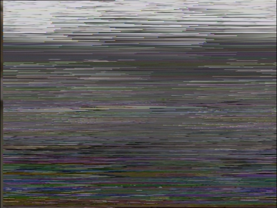 A scrabled TV picture