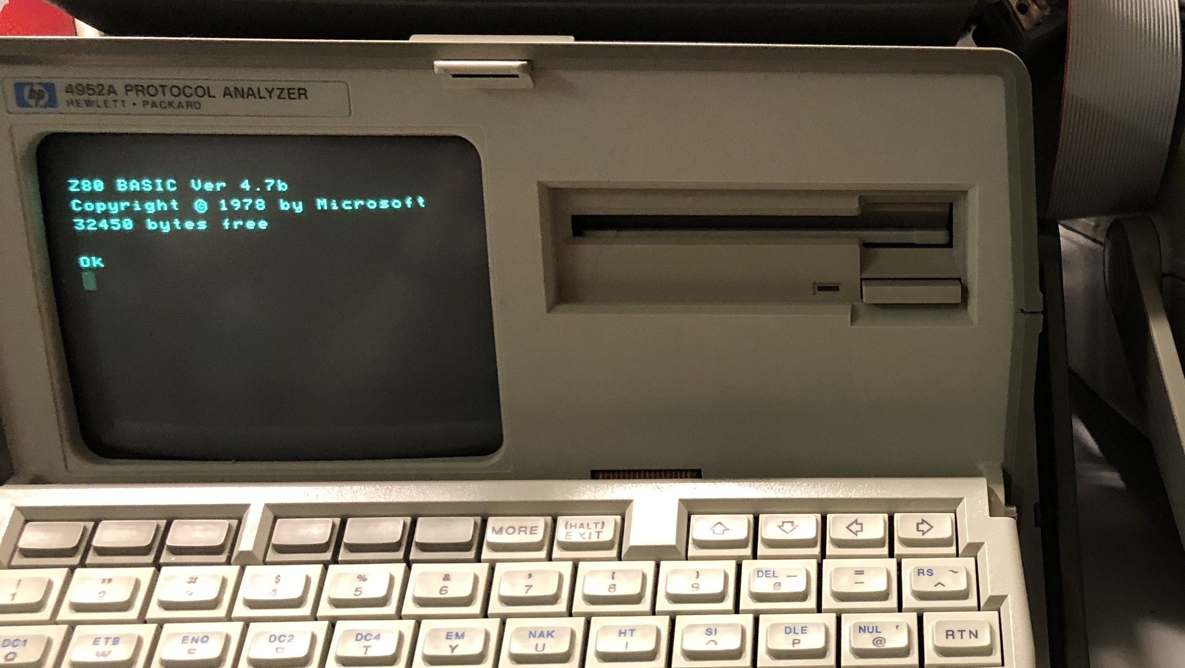 You can run BASIC on an old HP 4592 protocol analyzer