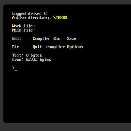 Compiling And Running Turbo Pascal In The Browser | Hackaday