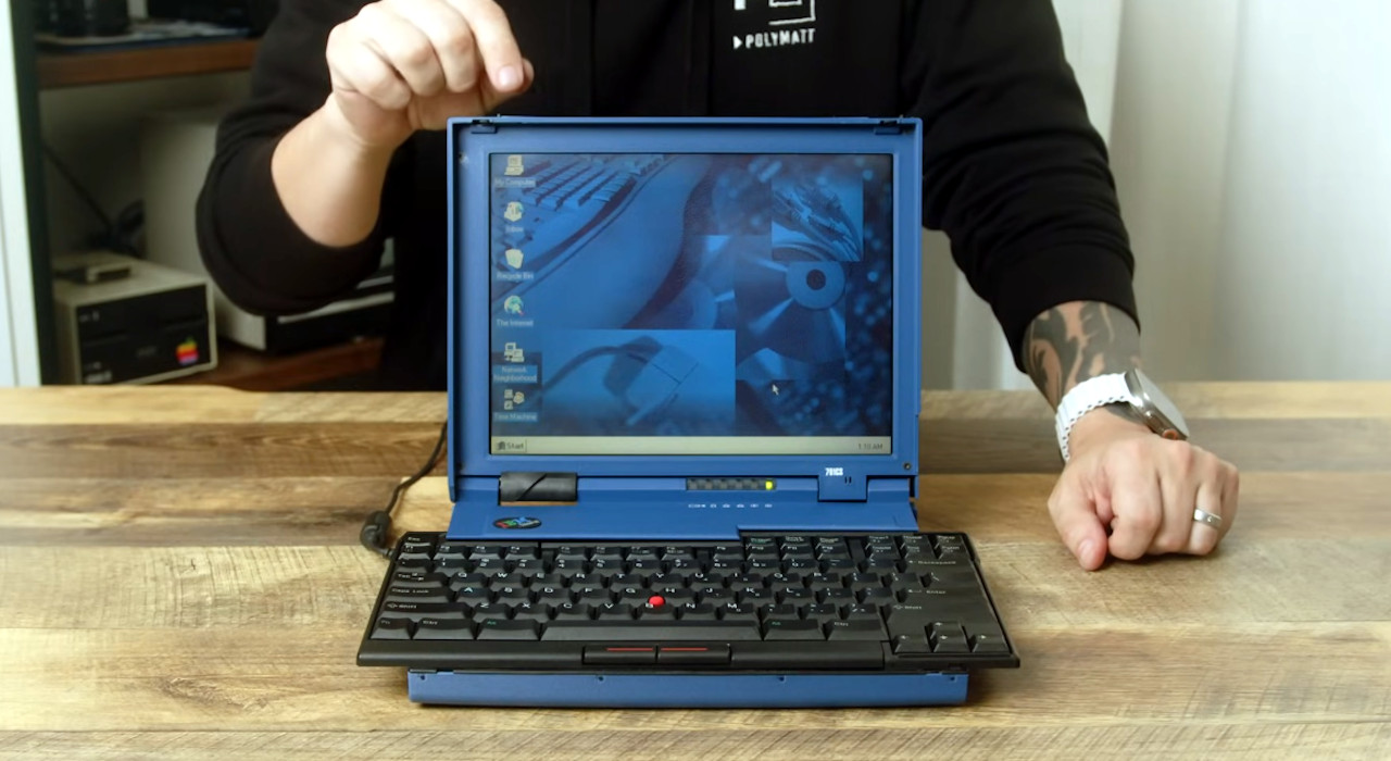 Impresión de una carcasa de repuesto para el ThinkPad 701c