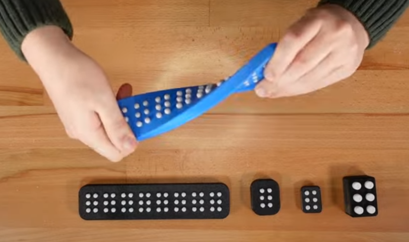 El entrenador braille impreso en 3D reduce las barreras de entrada