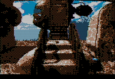 The Maglev in the Apple II port of Riven. (Credit: [deater])