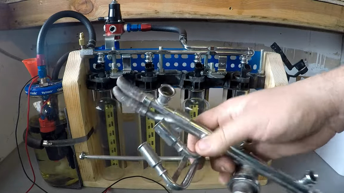 The Junk Bin Build app lets you test fuel injectors for a low cost.