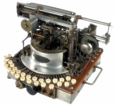 The Zerograph, a typewriting machine that could instantly transmit and print text.