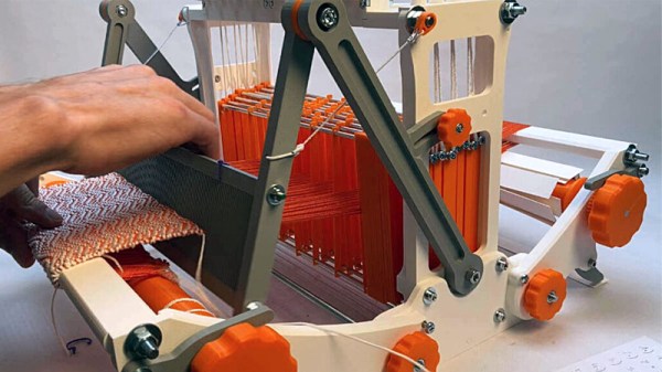 A 3D-printed 8-Shaft Table Loom