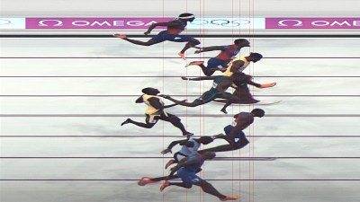 40,000 FPS Omega camera captures Olympic photo-finish