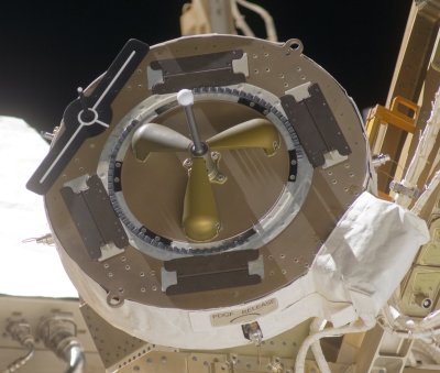 Power and Data Grapple Fixture on the ISS (Credit: NASA)