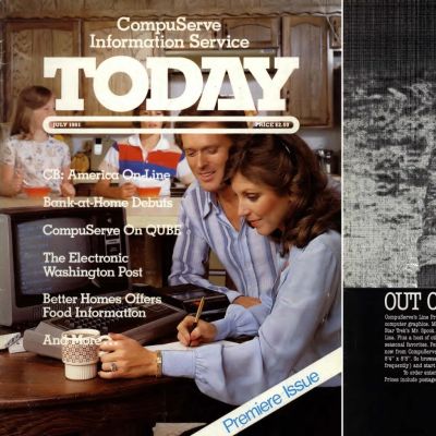 July 1981 cover of CompuServe's magazine.