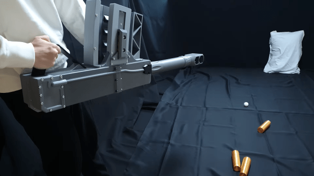 DIY Giant Foam Dart Launcher with Hydrogen-Powered Firing System