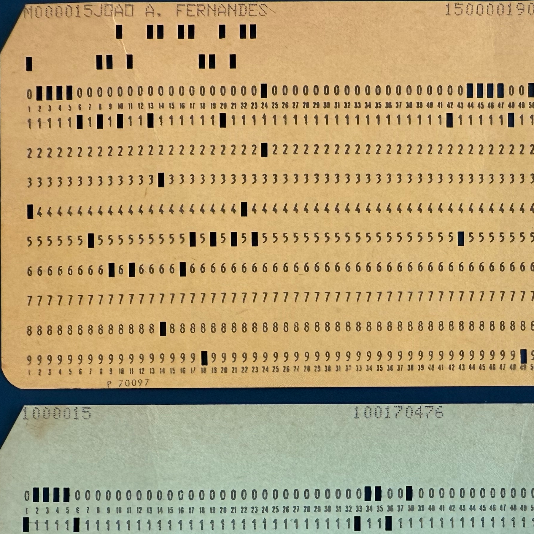 10 Vintage USSR Mainframe Computer Punch Cards – IBM 80-Column Format 1970s-80s NOS