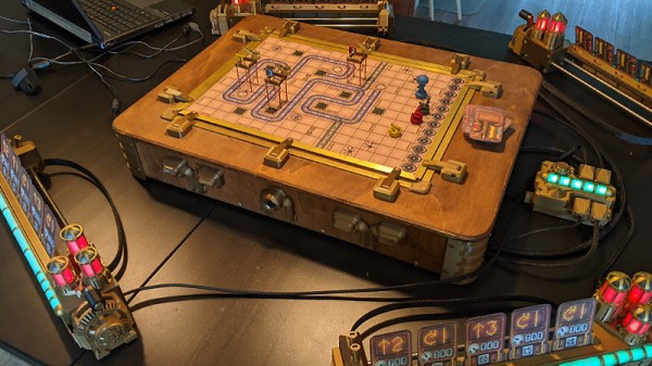 Clockwork Derby gameboard