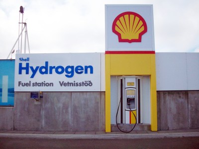 A hydrogen fueling pump in Iceland