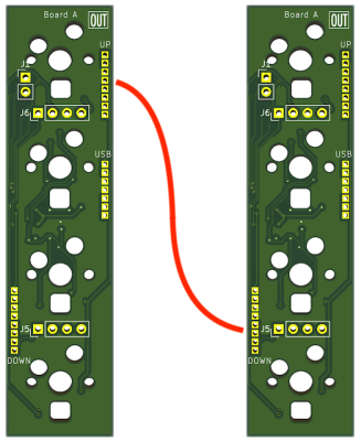 How to properly wire the boards together.