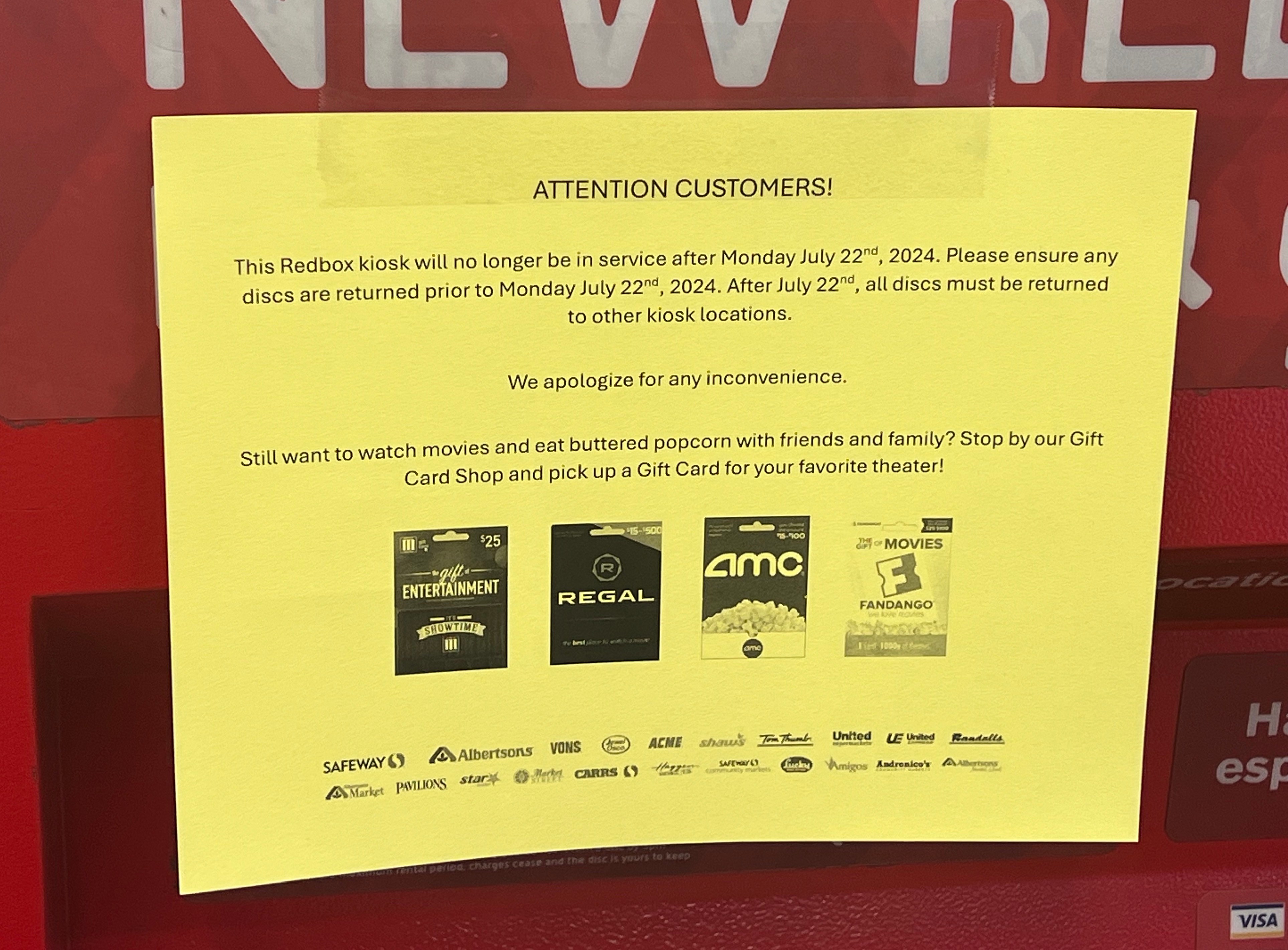 Redbox Machine Not Working The Great Redbox Cleanup: One Company Is Hauling Away America’s Last ...