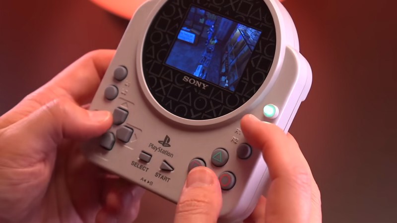 Custom built Playstation handheld