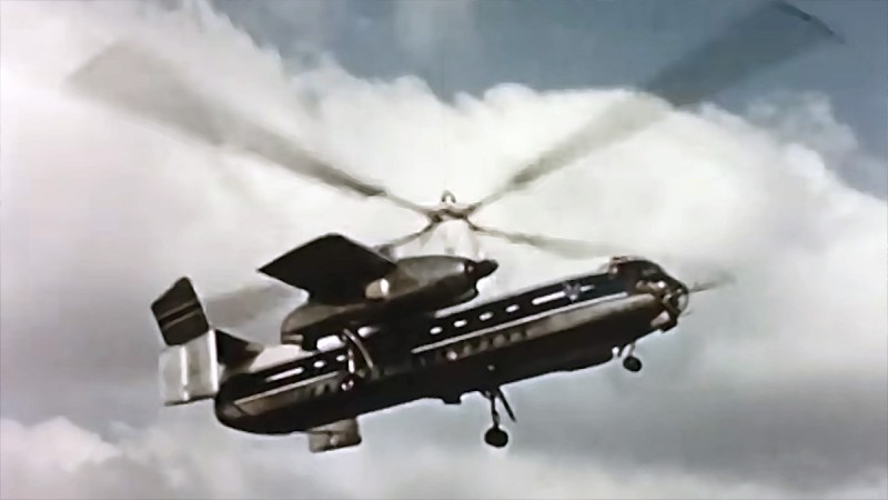 Fairey Rotodyne in flight