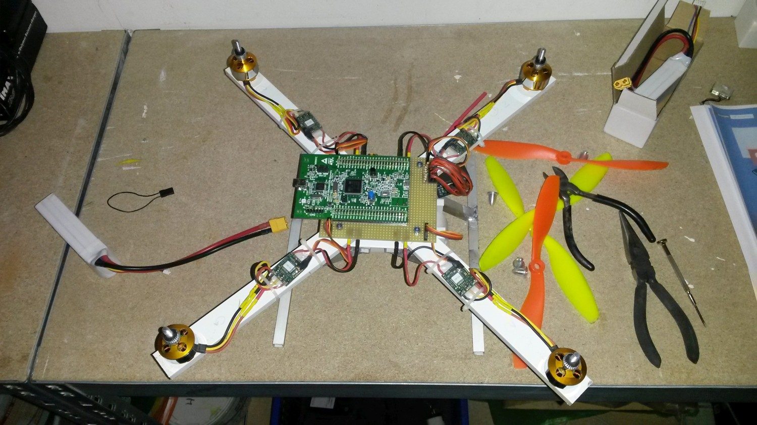 Why Not Build Your Quadcopter Around An Evaluation Board?