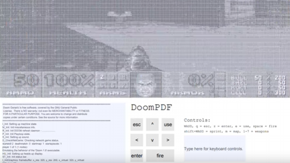 Nice PDF, But Can It Run DOOM? Yup!