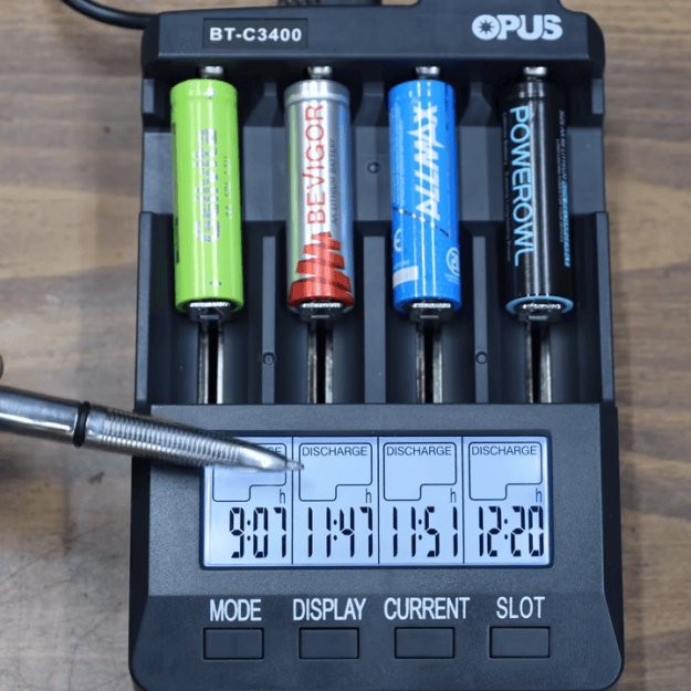 AA Battery Performances Tested, So Get The Most For Your Money | Hackaday