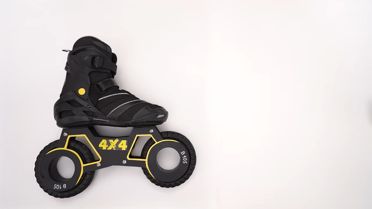 You Can Build Your Own Hubless Roller Blades and Ride Off Road