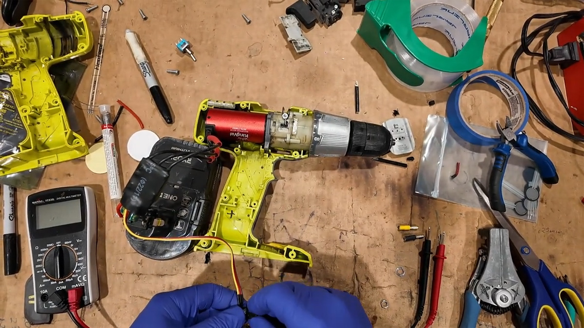 Going Brushless: Salvaging A Dead Drill