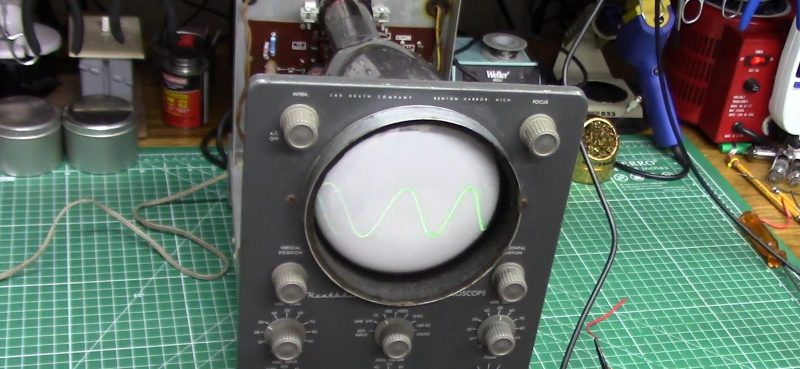 Repairing an Old Heathkit ‘Scope