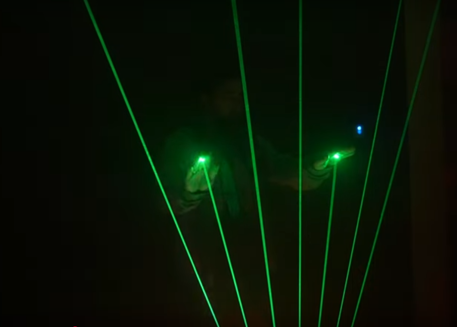 Laser Harp Sets the Tone