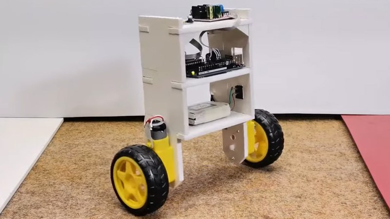 self-stabilizing robot on tabletop