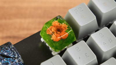 Resin-keycap-banner | Hackaday