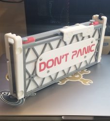 The case features a great message in an even better font.