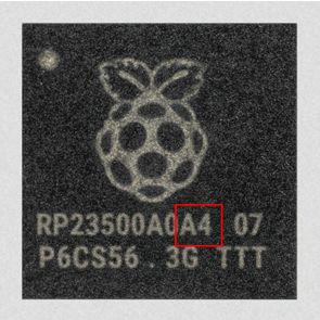 The RP2350 MCU in A4 stepping.