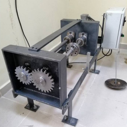 Photograph of the test rig used in the study.