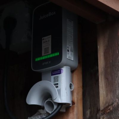 The JuiceBox charger in its natural environment. (Credit: Nathan Matias)