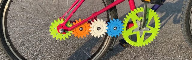 PLA Gears Fail To Fail In 3D Printed Bicycle Drivetrain