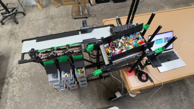 A photo of the LEGO sorter