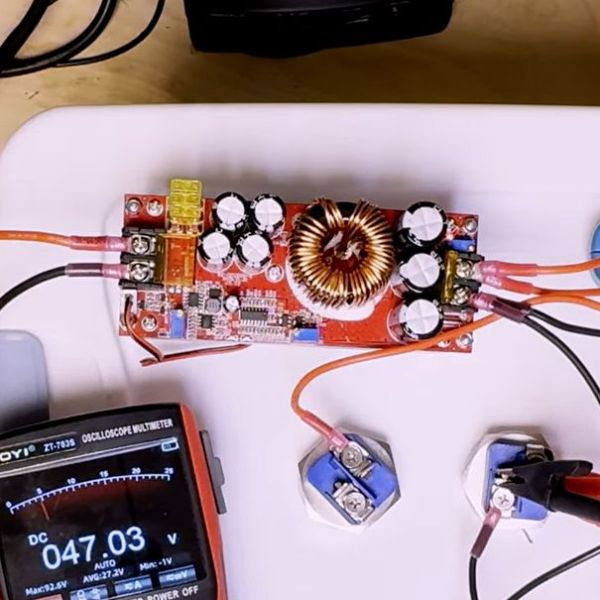 hackaday.com - Maya Posch - Putting A Cheapo 1800W DC-DC Boost Converter To The Test