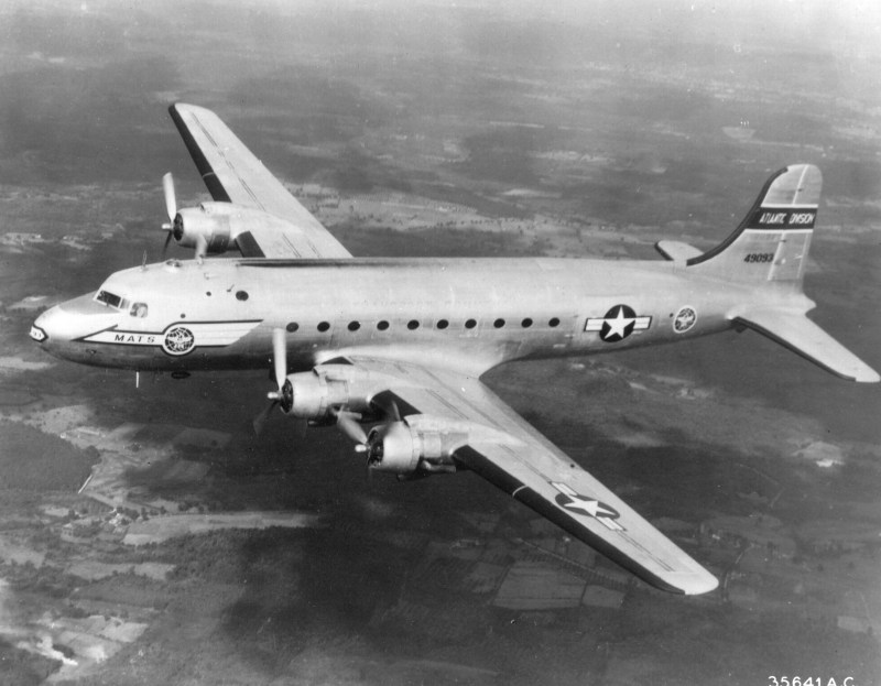 A USAF C-54 Skymaster. (Credit: US Air Force)