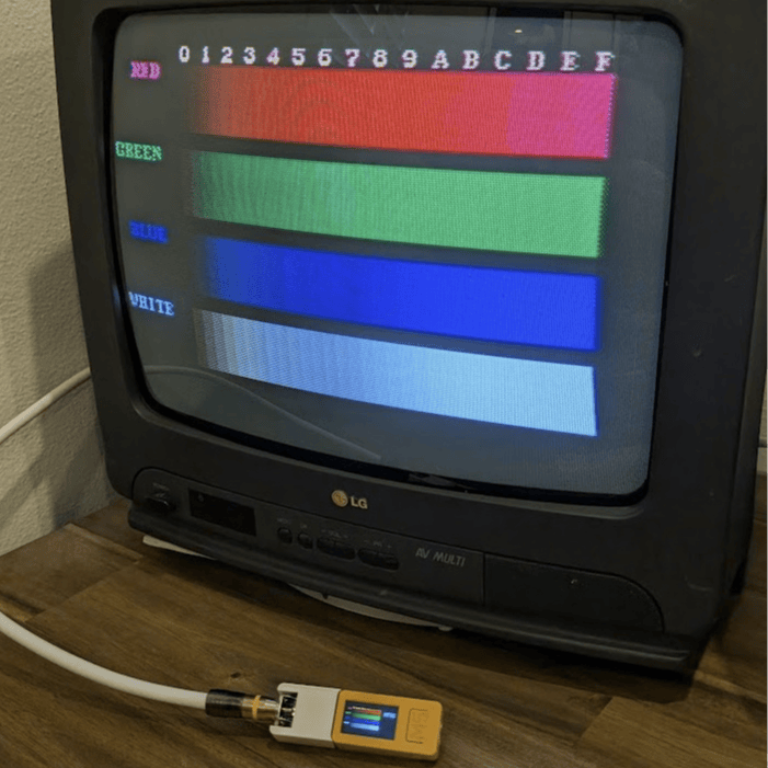 Pocket-sized Test Pattern Generator Helps Check Those CRTs | Hackaday