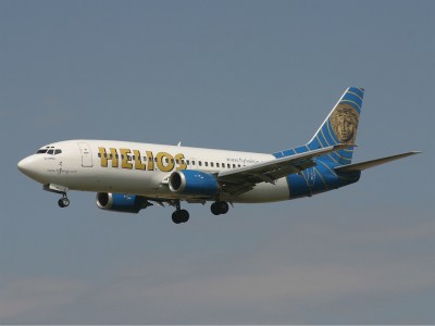 The Helios Airways 737-300, three days before it would become a ghost flight. (Credit: Mila Daniel)