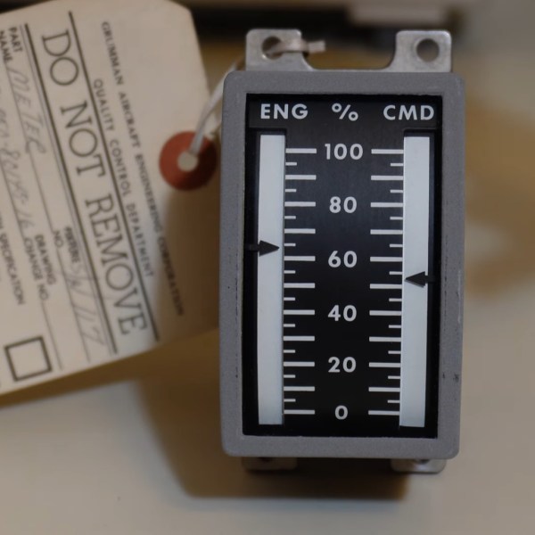 Apollo Lunar Module Thrust Meter Lives Again