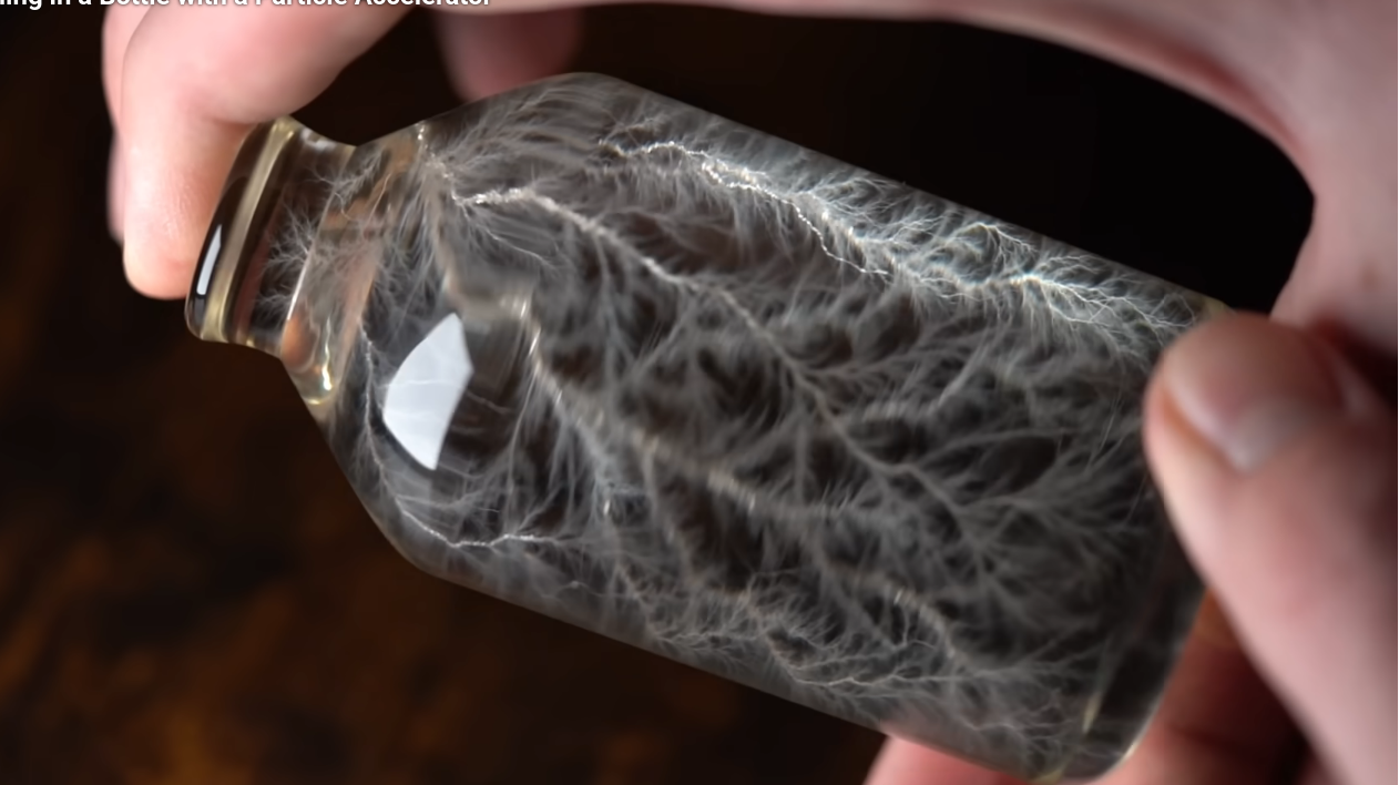 Lichtenberg Lightning in a Bottle  Thanks To The Magic of Particle Accelerators