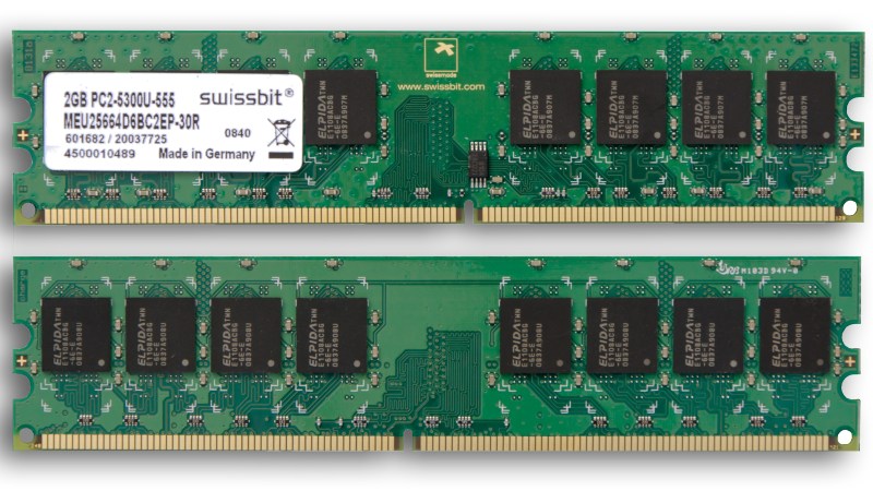 Swissbit 2GB PC2-5300U-555