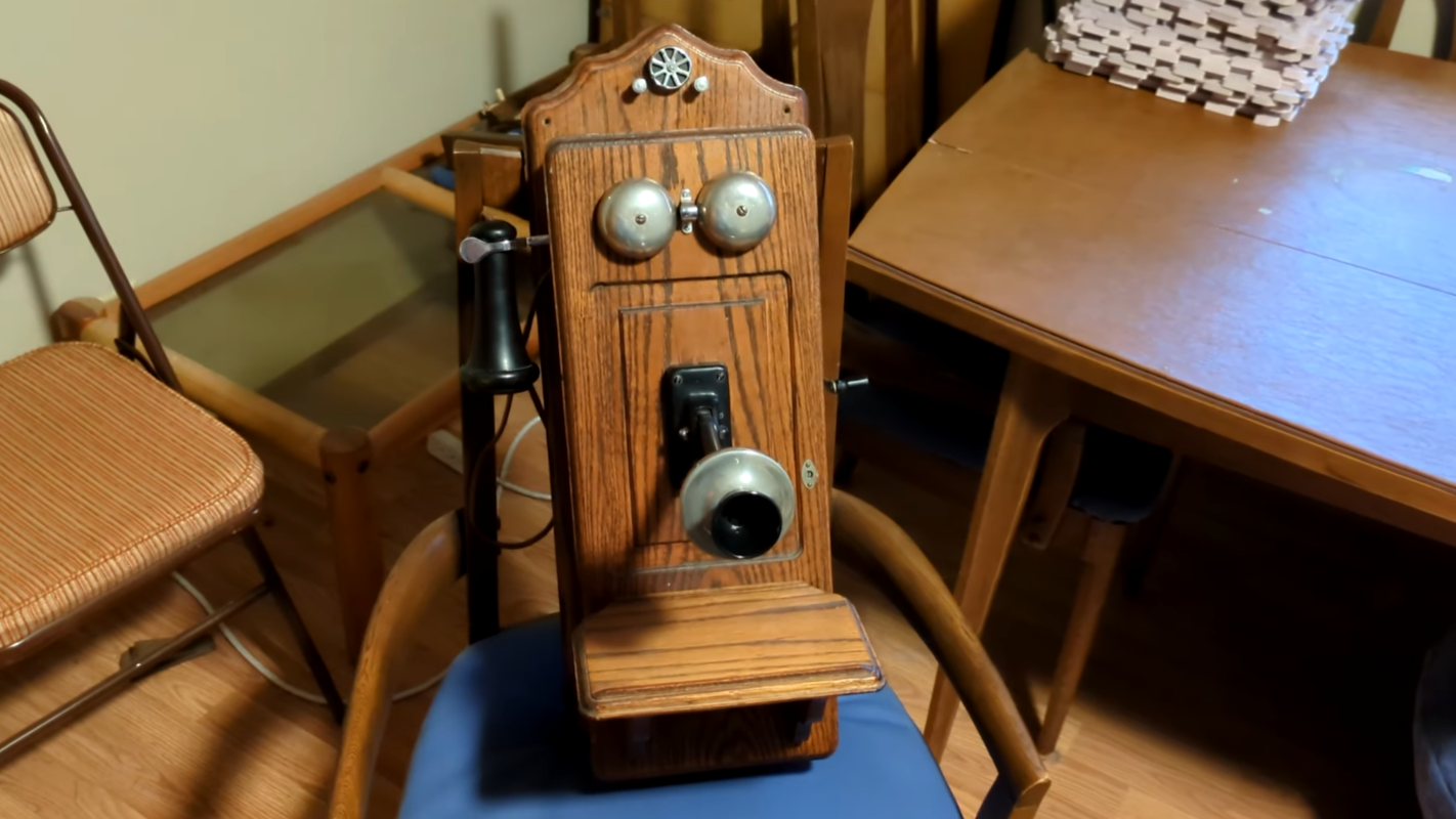 A Working Intercom From Antique Telephones